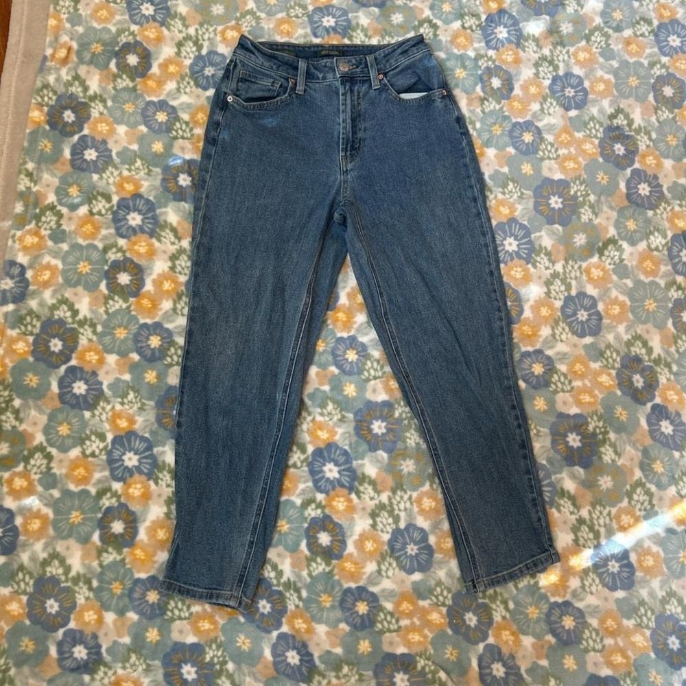 Wild Fable super high rise tapered jean women's 2 blue denim